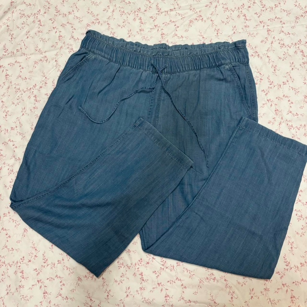 NWT LOFT Straight-Leg Denim Pants